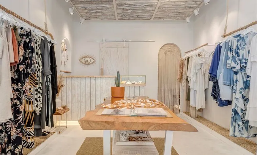 Clothing store interior